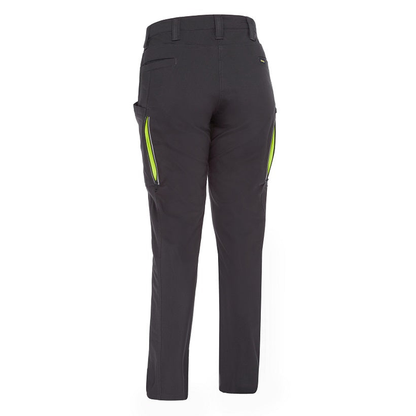 Charcoal, rear view, Bisley BPCL6150 Womens X Airflow™ Stretch Ripstop Vented Cargo Pants