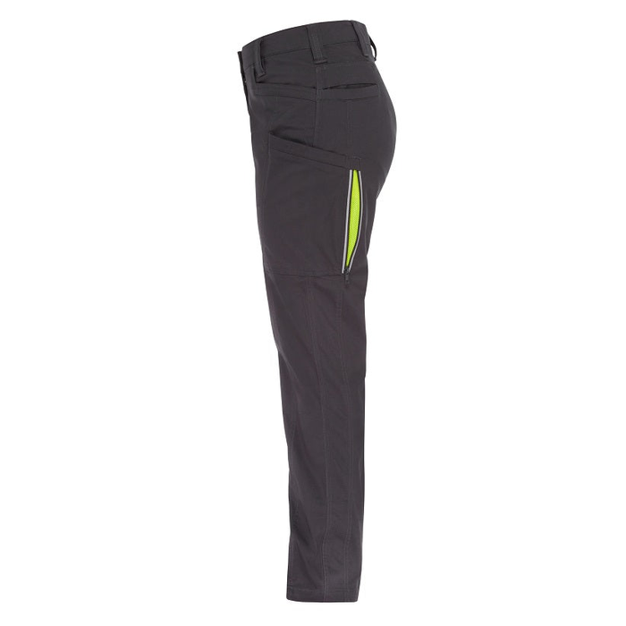 Bisley BPCL6150 Womens X Airflow™ Stretch Ripstop Vented Cargo Pants, charcoal, side view