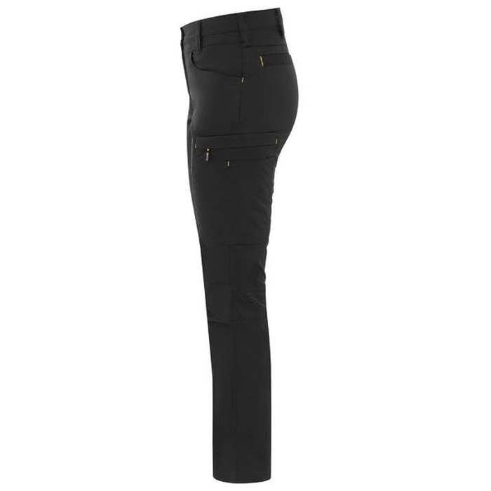 Black, side view, utility pockets, Bisley BPCL6152 Women's X Airflow™ Stretch Ripstop Lightweight Cargo Pants