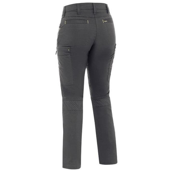 Bisley BPCL6152 Women's X Airflow™ Stretch Ripstop Lightweight Cargo Pants charcoal, back view