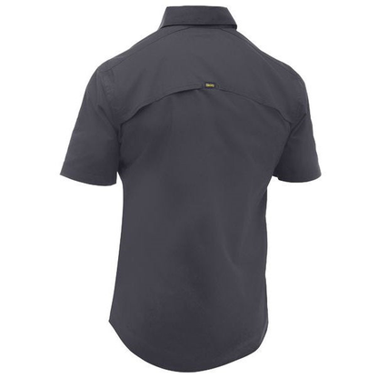 Bisley BS1490 X Airflow™ Stretch Ripstop Shirt, charcoal grey, rear view