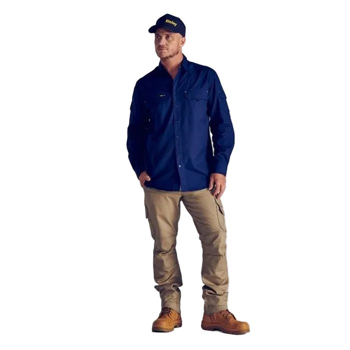 Bisley BS6414 Mens X Airflow Ripstop Long Sleeve Shirt, model view