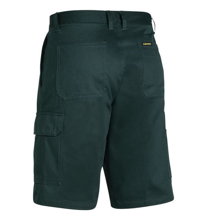 Bisley BSH1999 Cool Lightweight Utility Shorts, bottle green, rear view