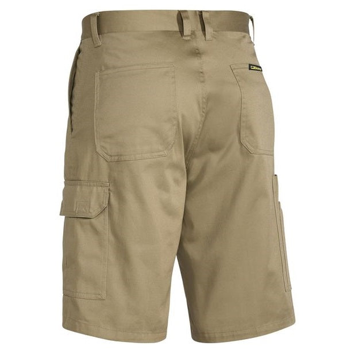Bisley BSH1999 Cool Lightweight Utility Shorts, khaki, rear view