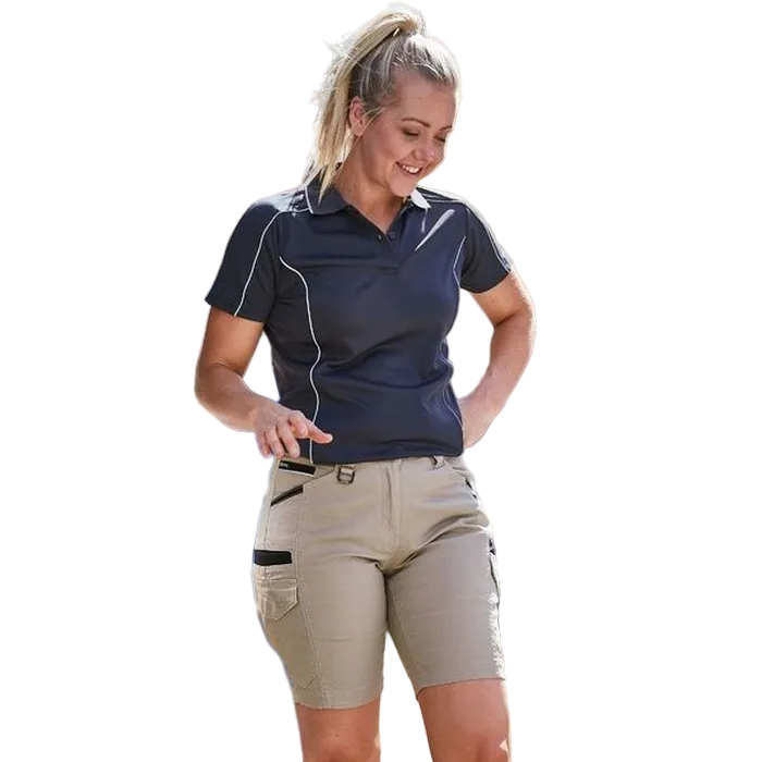 Bisley BSHL1044 Womens Flex and Move Cargo Short, lifestyle photo