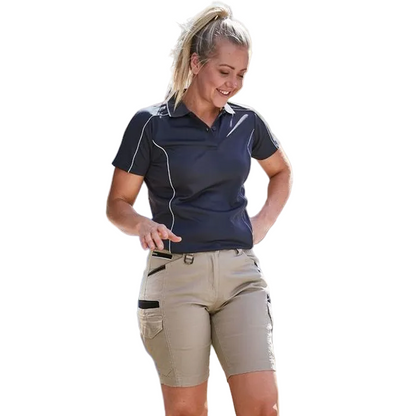 Bisley BSHL1044 Womens Flex and Move Cargo Short, lifestyle photo
