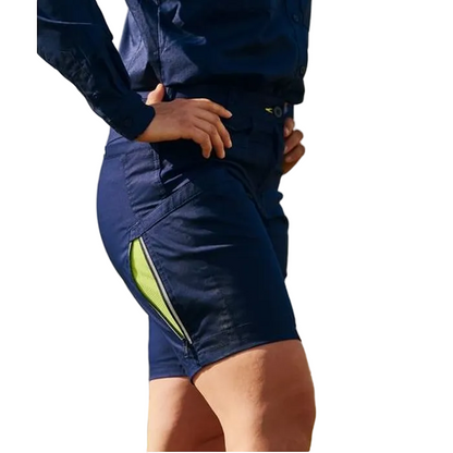 Bisley BSHL1150 Womens X Airflow Stretch Ripstop Vented Cargo Short, model view