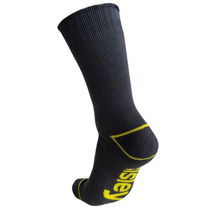 Bisley BSX7020 Bamboo Work Socks 3 Pack, charcoal, front view