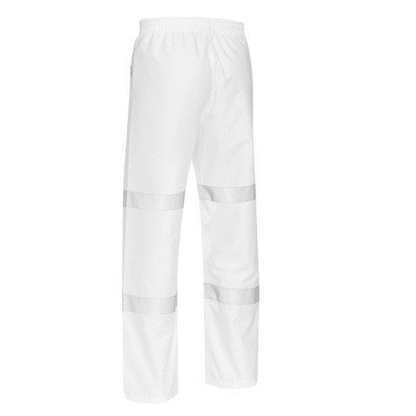 Bisley BP6969T Taped Rain Pants, white, rear view