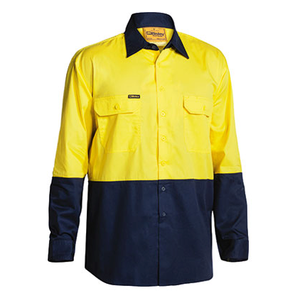 Bisley BS6895 Cool Vent 2-Tone Lightweight Long Sleeve Shirt
