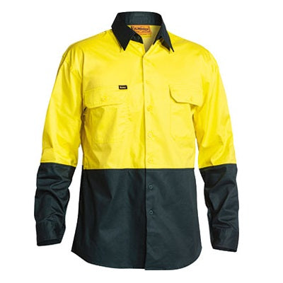 Bisley BS6895 Cool Vent 2-Tone Lightweight Long Sleeve Shirt