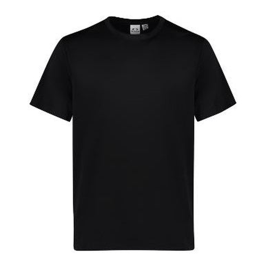 Black, crew neck, UPF protection, Biz Collection T207MS Mens Action Short Sleeve Tee, front view