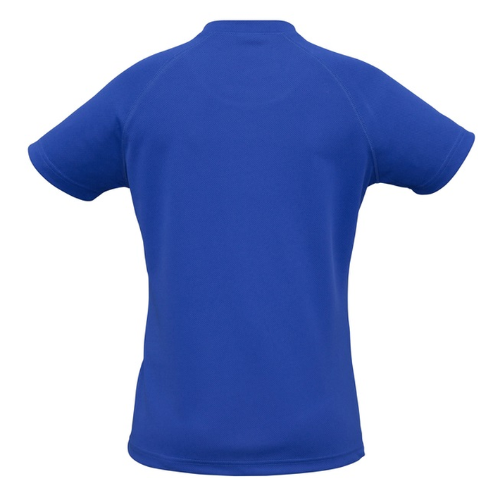Royal blue, rear view, Biz Collection T301LS Ladies Sprint Tee
