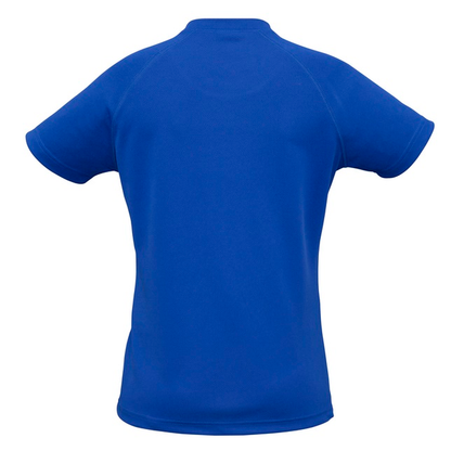 Royal blue, rear view, Biz Collection T301LS Ladies Sprint Tee