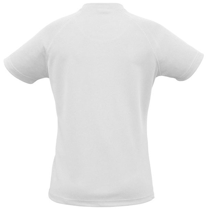 Biz Collection T301LS Ladies Sprint Tee, white, rear view