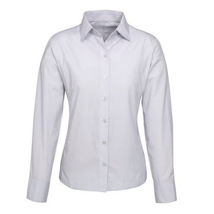 Womens silver grey premium cotton professional finish, flattering semi-fitted shape, professional appearance,
Easy-care fabric is wrinkle resistant, shrink resistant and easy to iron
Refined corporate finish, hospitality uniform, administration uniform, professional office wear, easy care shirt, wrinkle resistant shirt, UPF 50+ shirt, semi fitted shirt, corporate apparel, staff uniforms
