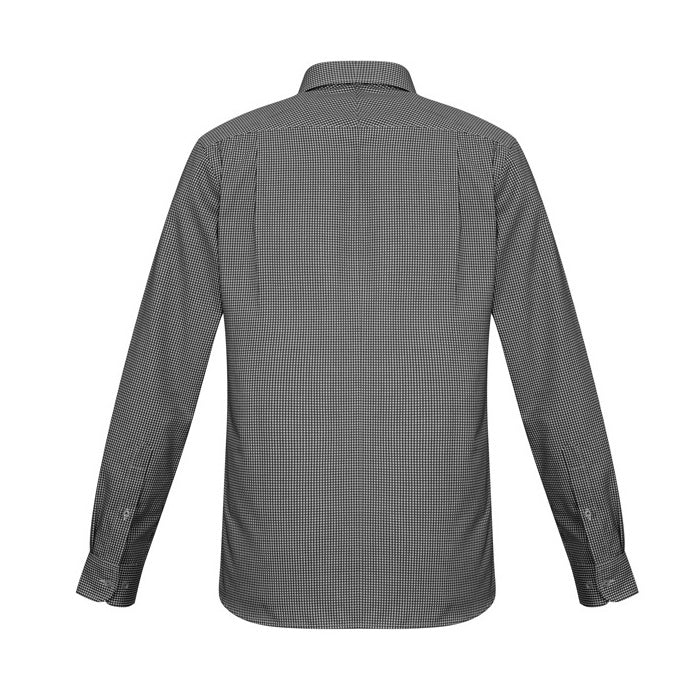 Mens black fitted classic breathable Biz Collection S716ML Ellison Mens Shirt