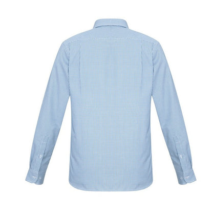 Mens light blue executive modern shaped Biz Collection S716ML Ellison Mens Shirt