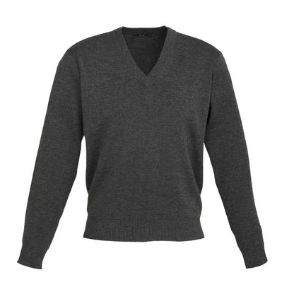 Mens Lightweight premium knit corporate easy care Biz Collection WP6008 Woolmix Mens Knit Pullover