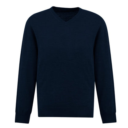 Biz Collection WP916M Roma Mens Knit Pullover - Navy - Front View