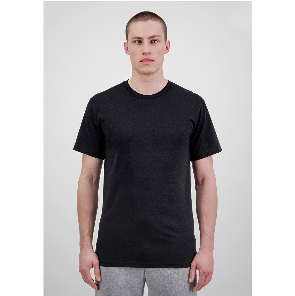 GOODMATES X1001M Mens Basis Short Sleeve Tee - Black - Alternative Front View