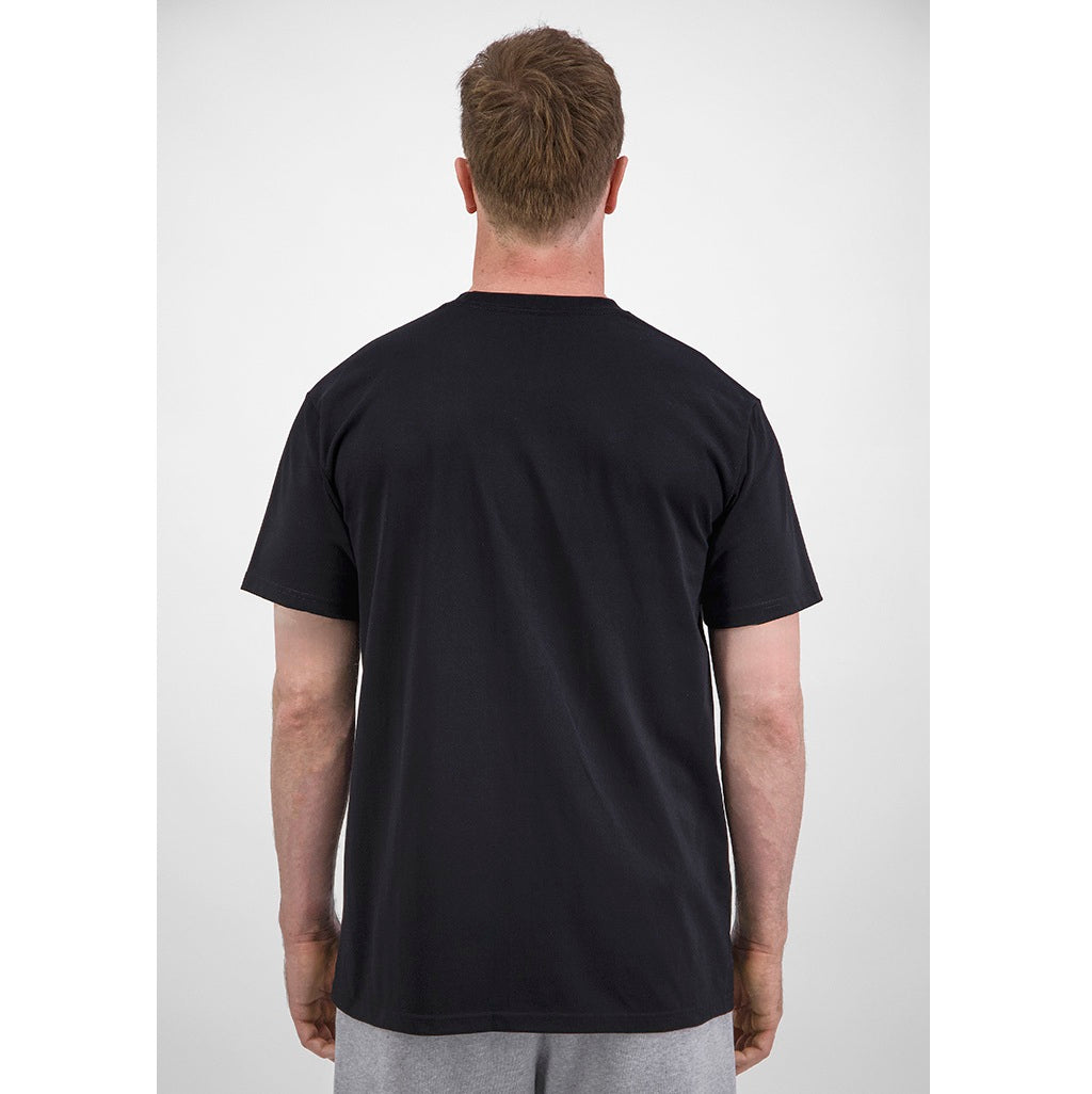 black tshirt on white background