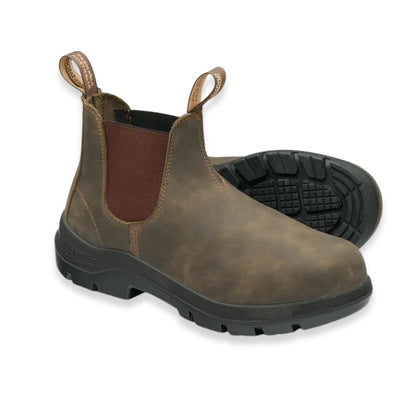 Blundstone 730 WorkLife Rustic Brown Elastic Side Everyday Boots