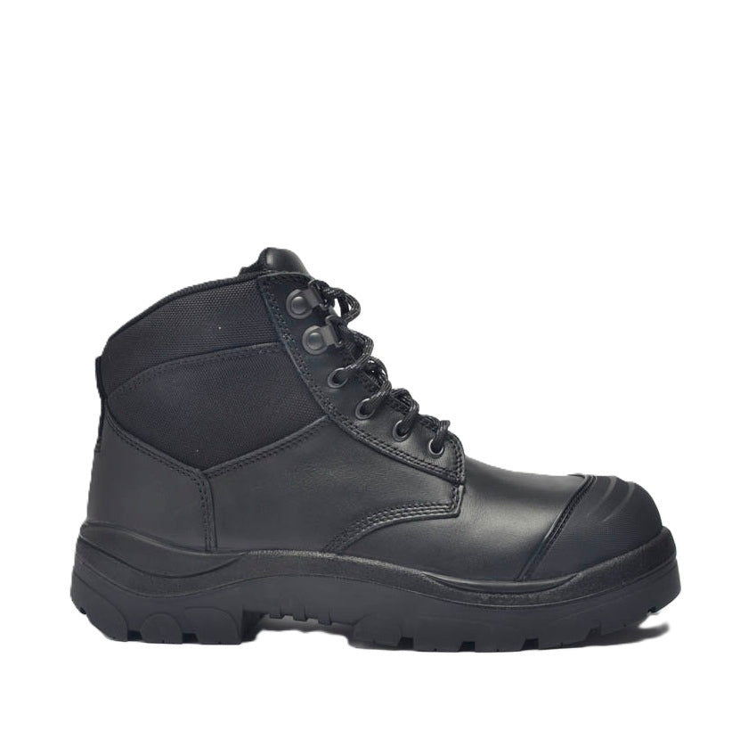 Wide Load 690BZ Black 6 Zip Side Safety Boots