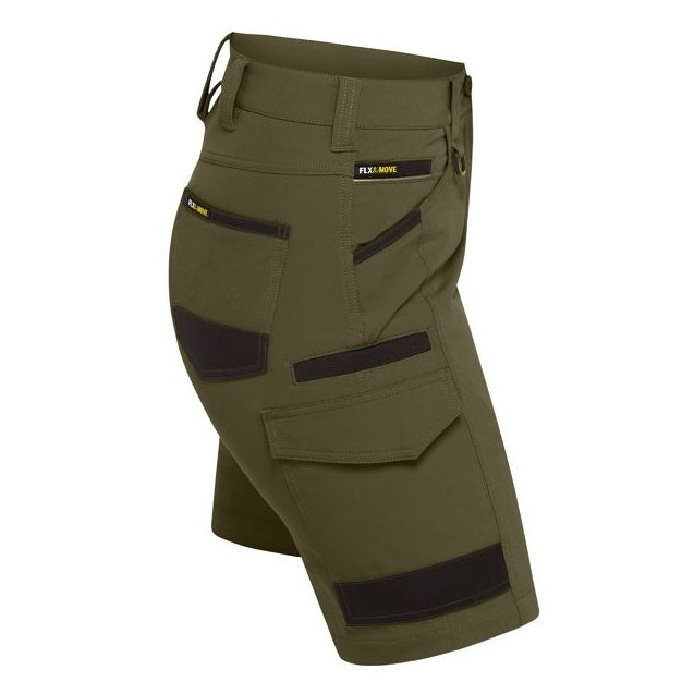 Bisley BSHL1332 Womens FLX & Move 4-Way Stretch Zip Cargo Shorts