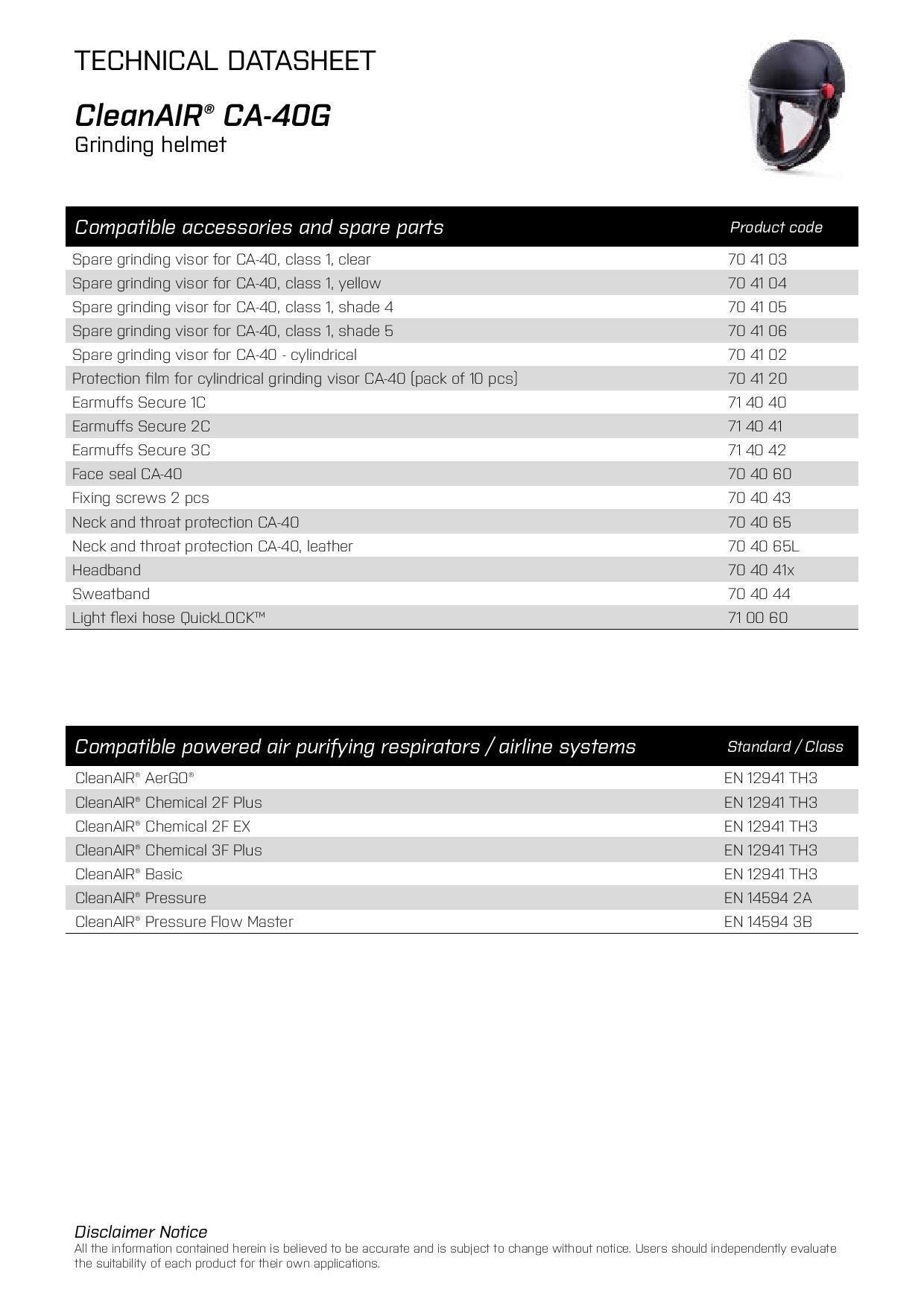 Maxisafe R304100H CleanAIR CA-40G Hard Hat w/ Toric Visor & AerGO PAPR Kit - Heavy Duty Battery