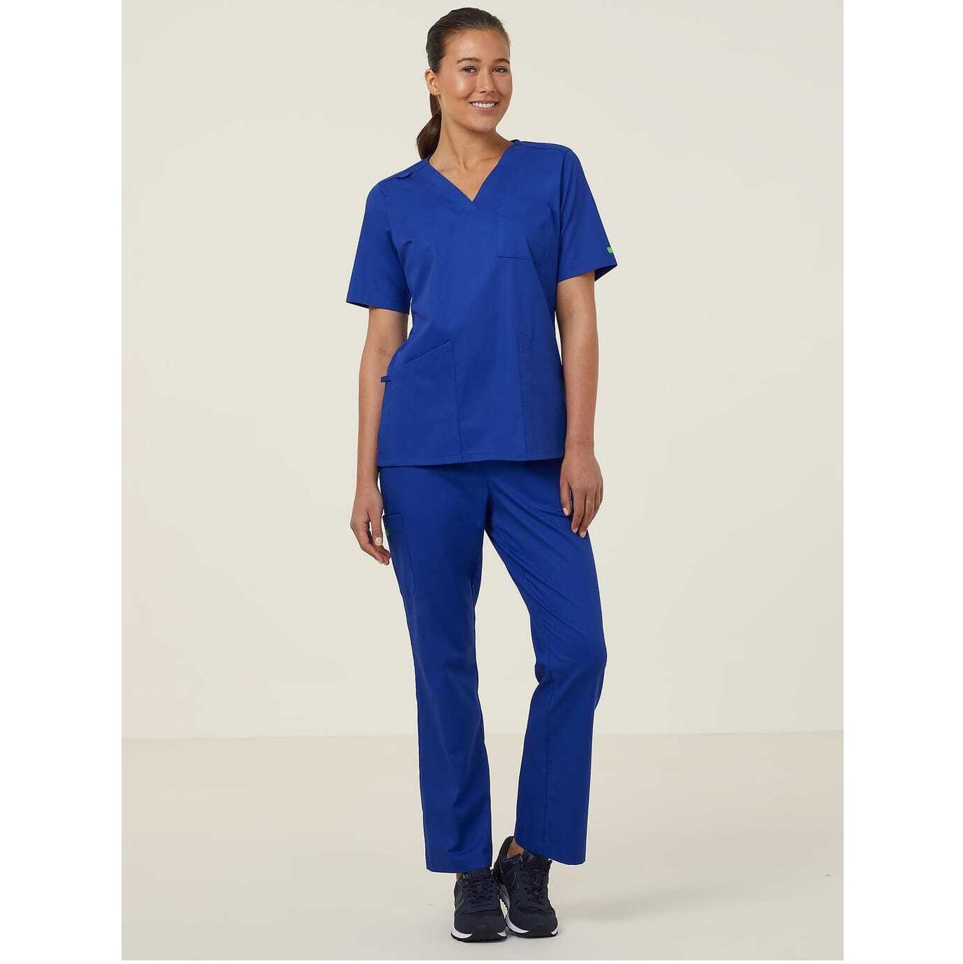 NNT CAT3W9 Vital Antibacterial Page Scrub Pants - Cobalt Blue - Alternative Front View