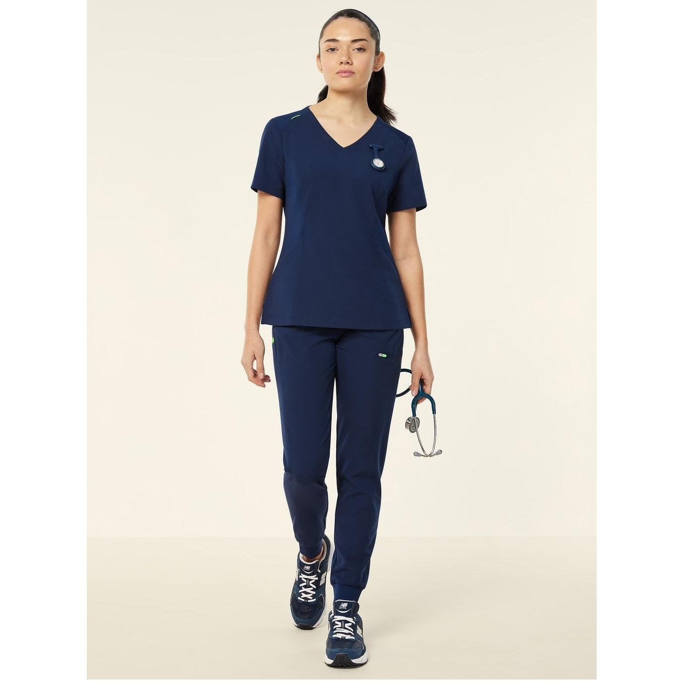 NNT CAT3ZW Invigorate Bakken Scrub Jogger - Navy - Alternative Front View