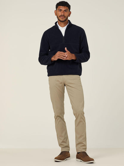 NNT CATBE9 Polar Fleece Zip Neck Pullover