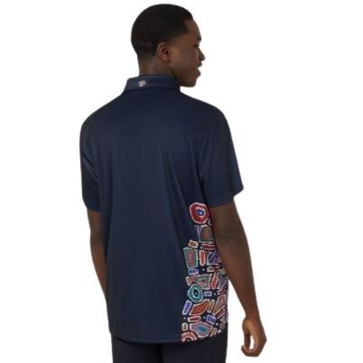 NNT CATJH6 Mens Indigenous Print Polo