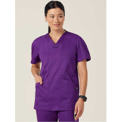 NNT CATRFV Unisex Carl V-Neck Style Scrub Top