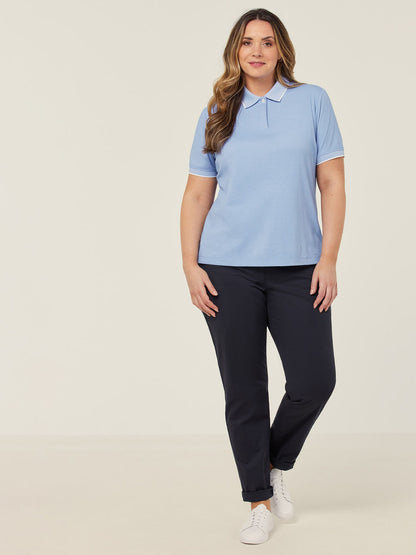 NNT CATUF9 Textured Women's Short Sleeve Polo