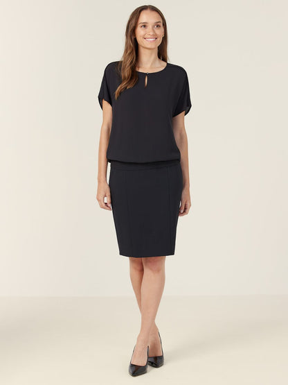 NNT CATUQT Georgie Short Sleeve Rib Hem Top