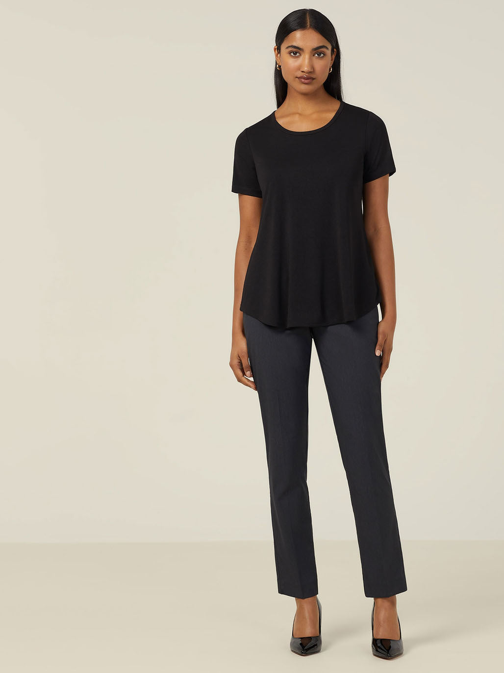 NNT CATUQW Matt Jersey Short Sleeve Swing Top