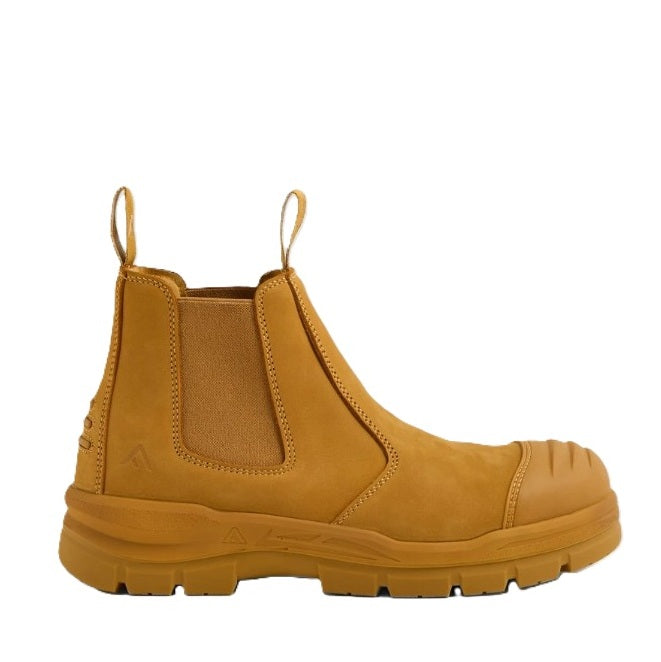 Colorado CF12349 Shopan Slip-on Scuff Cap Safety Boots - Wheat - Side Profile