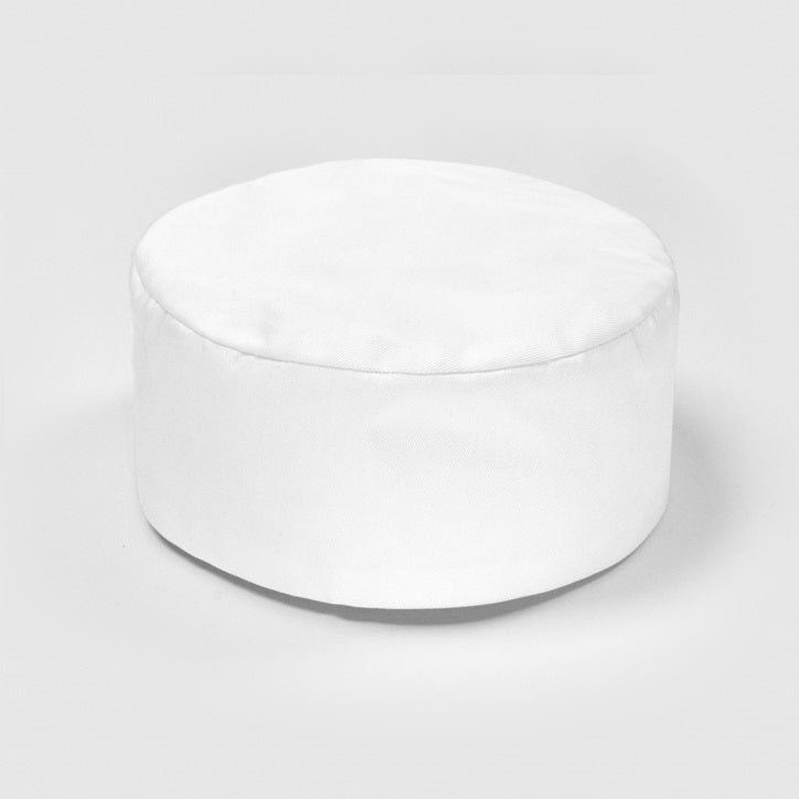 Biz Collection CH238 Flat Top Cap - White - Product View