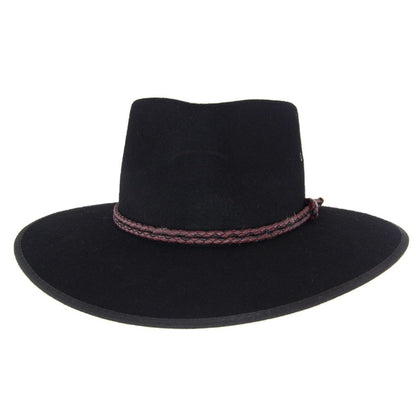 Statesman S0040090 Countryman Fur Felt Hat Black