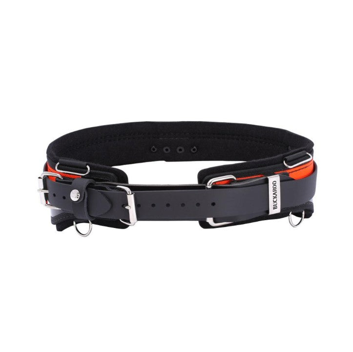 Buckaroo CSEB Miners Back Support Tool Belt - Black/Orange - Front View