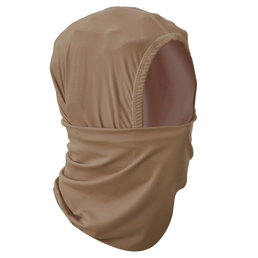 Thorzt CSK Cooling Scarf - Khaki - Head and Face Cover View