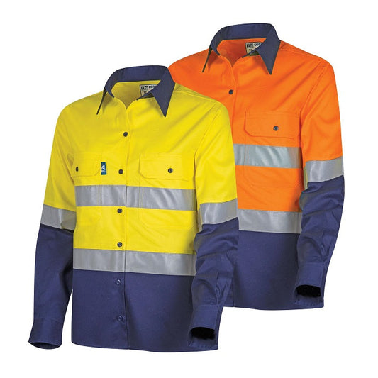 TRu Workwear CSW2000T3 Lightweight Womens Hi-Vis Shirt With TRuVis Tape