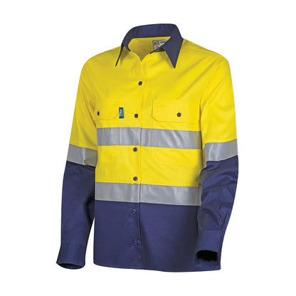 TRu Workwear CSW2000T3 Lightweight Womens Hi-Vis Shirt With TRuVis Tape