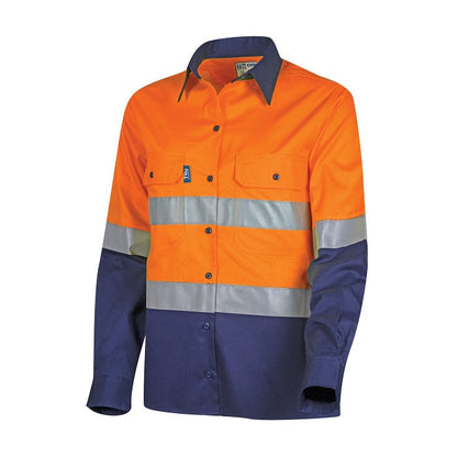 TRu Workwear CSW2000T3 Lightweight Womens Hi-Vis Shirt With TRuVis Tape