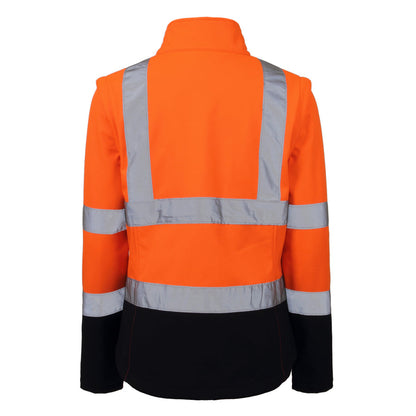 Rainbird 8527 Carroll Ladies Soft Shell HiVis Jacket