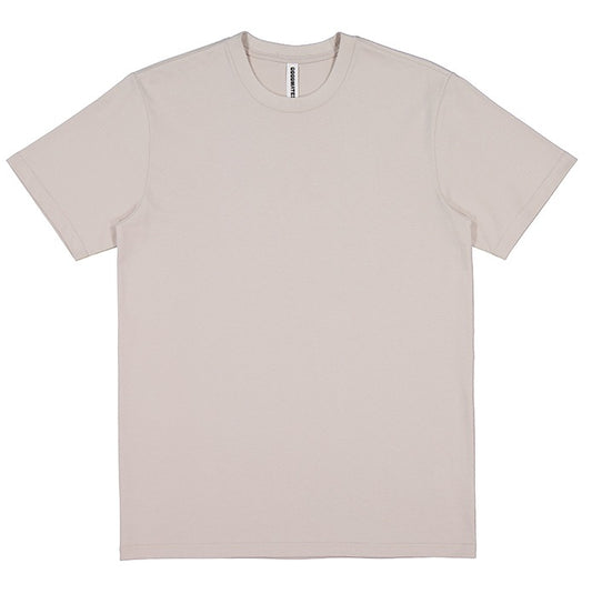 Beige t-shirt on a white background