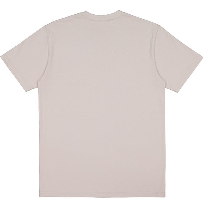 Beige t-shirt on a white background
