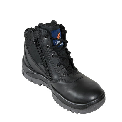 Mongrel 961020 Black Non Safety Zip Sider Boot